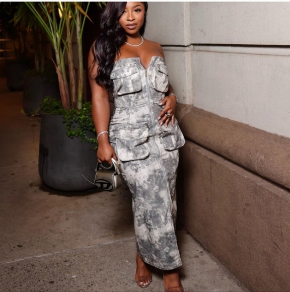 Zara * Cargo Dress NWT - Picture 8 of 12